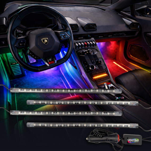 LIGHTING TRENDZ PLUG & PLAY RGB FLOW SERIES LED FOOTWELL KIT main image